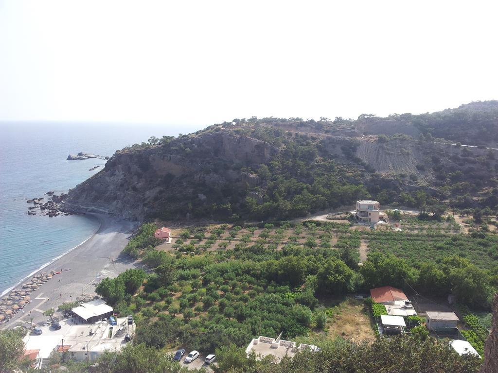 Stefanos Apartments Agia Fotia  ภายนอก รูปภาพ